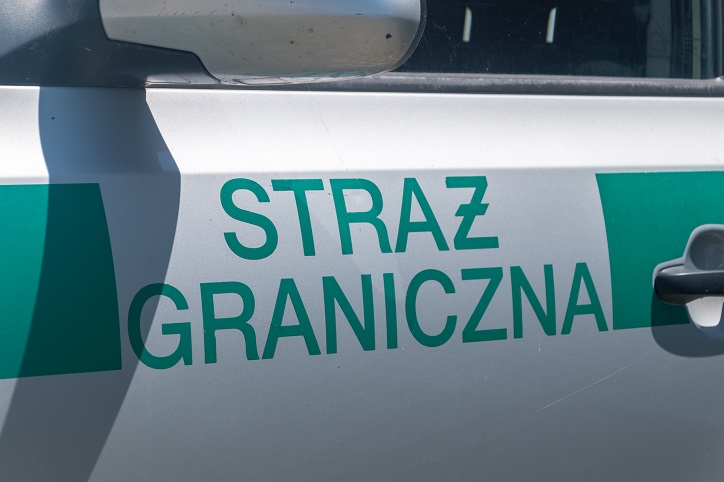 samochód straży granicznej